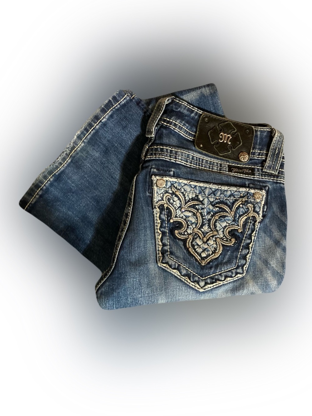 Miss Me Bootcut Jeans Open Pockets JP 574583 | Size 27